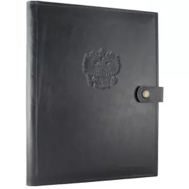 Папка для документов в кожаном переплете